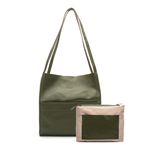 Bolsa de Couro - LITORAL - Verde Cacto