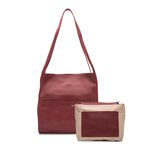 Bolsa de Couro - LITORAL - Vermelha