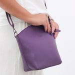 Bolsa de Couro - PAIXÃO - Uva 