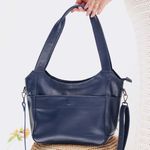 Bolsa de Couro - SONHAR - Azul Anil