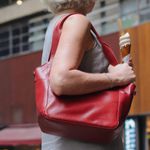 Bolsa de Couro - SONHAR - Vermelha