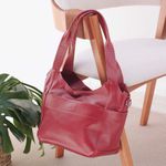 Bolsa de Couro - SONHAR - Vermelha