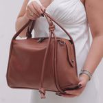 Bolsa de Couro - TEMPO - Chocolate