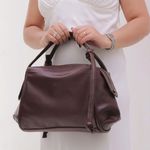 Bolsa de Couro - TEMPO - Madeira