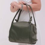 Bolsa de Couro - TEMPO - Verde Cacto