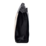 Bolsinha Coração - Preto e Off White