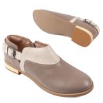 Bota - ACONCHEGO - Amêndoa e Off White - 664.49