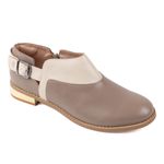 Bota - ACONCHEGO - Amêndoa e Off White - 664.49