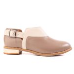 Bota - ACONCHEGO - Amêndoa e Off White - 664.49
