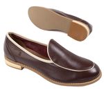 Mocassim - ETERNIZAR - Madeira e Off White - 664.55