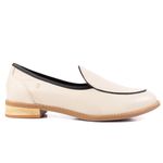 Mocassim - ETERNIZAR - Off White e Preto - 664.55