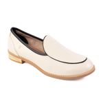 Mocassim - ETERNIZAR - Off White e Preto - 664.55