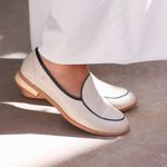 Mocassim - ETERNIZAR - Off White e Preto - 664.55