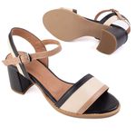 Sandália - ASTRAL - Bali, Off White e Preto - 177.85