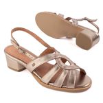 Sandália - ENTRELAÇAR - Champagne - 2075.17