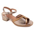 Sandália - ENVOLVER - Bronze e Champagne - 2075.15