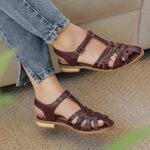 Sandália Fisherman - BEIJA-FLOR - Madeira - 842.108