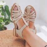 Sandália Fisherman - BEIJA-FLOR - Off White - 842.108