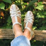 Sandália Fisherman - BEIJA-FLOR - Off White - 842.108