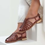 Sandália Fisherman - CANTAROLAR - Chocolate - 842.118