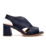 Sandália Peep Toe Azul Anil - VENEZA