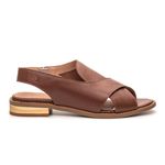 Sandália Rasteira - ALENTO - Chocolate - 842.31