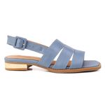 Sandália Rasteira - BRILHAR - Azul Hortência - 914.42