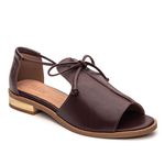 Sandália Rasteira - FREEDOM - Madeira - 842.07