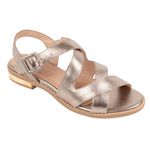 Sandália Rasteira - ILUMINAR - Champagne - 842.120