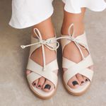 Sandália Rasteira - REVELAR - Off White - 842.129