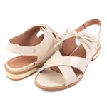 Sandália Rasteira - REVELAR - Off White - 842.129