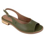 Sandália Rasteira - SUTILEZA - Verde Cacto - 862.02