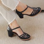 Sapato Boneca - ADMIRAR - Preto e Off White - 771.09