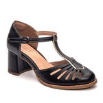 Sapato Boneca - ADMIRAR - Preto e Off White - 771.09