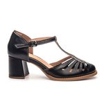 Sapato Boneca - ADMIRAR - Preto e Off White - 771.09