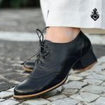 Sapato Oxford - ADORAR - Preto - 639.04