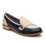 Sapato - SOFISTICAR - Azul Anil e Off White - 664.14