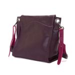 Bolsa de Couro - ACOLHER - Ameixa e Pitaya