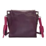 Bolsa de Couro - ACOLHER - Ameixa e Pitaya