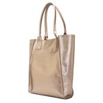 Bolsa de Couro - ÉVORA - Champagne