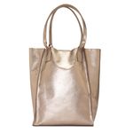 Bolsa de Couro - ÉVORA - Champagne