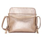 Bolsa de Couro - LIBERDADE - Champagne