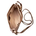 Bolsa de Couro - LIBERDADE - Champagne
