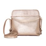 Bolsa de Couro - LIBERDADE - Champagne