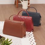 Bolsa de Couro - BEM ME QUER - Azul Marinho