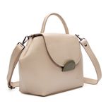 Bolsa de Couro - Mini NASCENTE - Off White e Sálvia