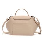 Bolsa de Couro - Mini NASCENTE - Off White e Sálvia