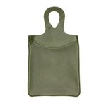 Lixeira de Carro de Couro Legítimo - Verde Cacto
