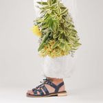 Sandália Rasteira - ABRAÇO - Azul Anil - 862.06