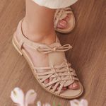 Sandália Rasteira - ESSENCIAL - Nude - 862.05